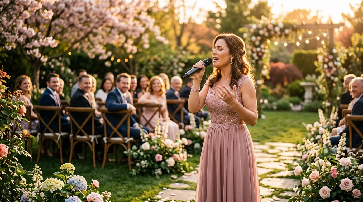 Sådan vælger du den rigtige sanger til din ceremoni